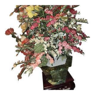 The Jadeite & Nephrite Tree of & Prosperity and Good Fortune. For Sale