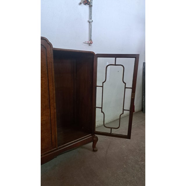 Art Deco Chippendale Display Bookcase, 1920s For Sale - Image 10 of 11
