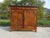 Very old Parisian sideboard, all solid wood, simple and straight, oak color. 2 cm thick pine top. Two drawers with solid...
