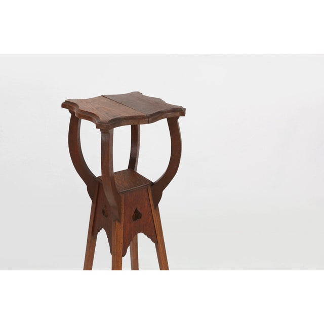 Art Deco Console Table in Oak, France, 1940s For Sale - Image 3 of 12