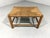Low Oak Bobbin Stool with Rush Seat, 1930s For Sale - Image 10 of 10