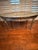 Italian handcrafted marquetry coffee table in unique Santorini Blue (more grayish than blue). Accent colors include cream,...