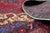 Red 1970s Vintage Persian Handmade Wool 9x13 Red Area Rug For Sale - Image 8 of 11
