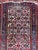 Blue 1930s Linen Ground Water Garden Hamadan Ice Blues Rug 2.7 x 9.10 For Sale - Image 8 of 10