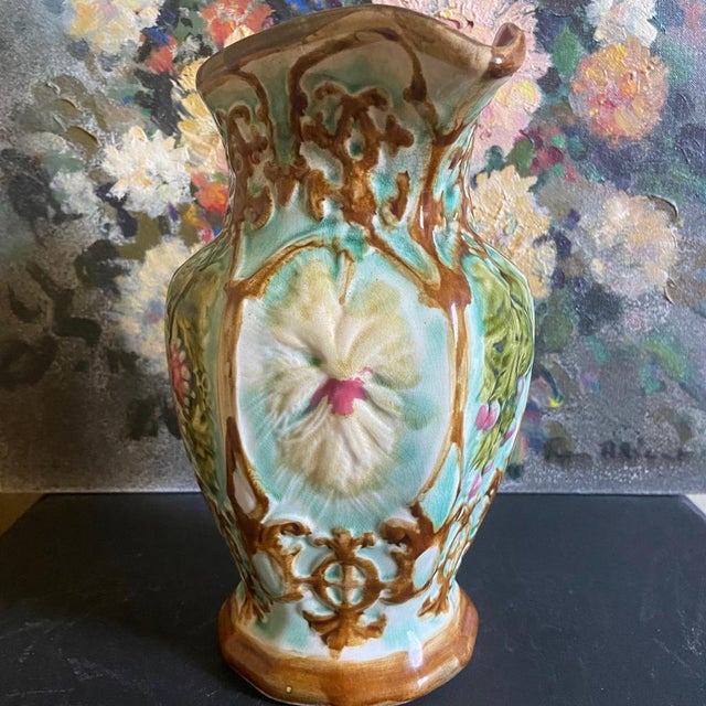 Art Nouveau Vase from Nimy-les-Mons, 1890s For Sale - Image 4 of 11