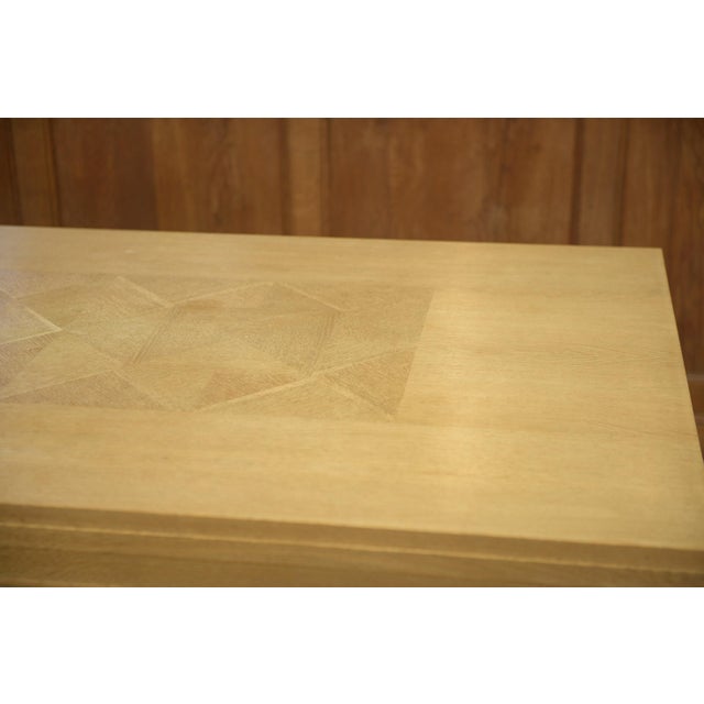 Wood Art Deco Oak Table, 1940s For Sale - Image 7 of 15