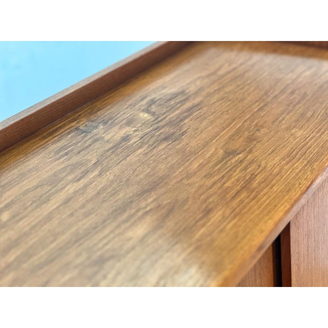 Brown Danish High Sideboard by E. W. Bach, 1960s For Sale - Image 8 of 13