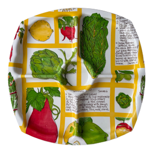 1960s Vegetable Dip Party Platter