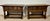 Antique Spanish Rustic Oak Side Tables with Drawers, 1900s, Set of 2 For Sale - Image 4 of 14