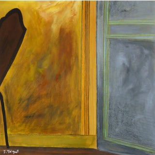 Isabelle Troquet, Room Corner in Yellow and Blue For Sale