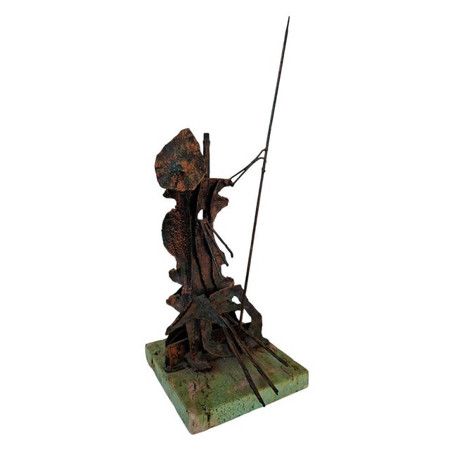 Vintage Brutalist Copper Sculpture, 1960 For Sale - Image 9 of 12