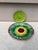 Ceramic Small French Majolica Daisy Plate Vallauris, Circa 1950 For Sale - Image 7 of 7