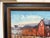 V. Caskey Coastal Harbor Vintage Oil Painting Signed 1975 Maritime Seascape Art For Sale In Jacksonville, FL - Image 6 of 12