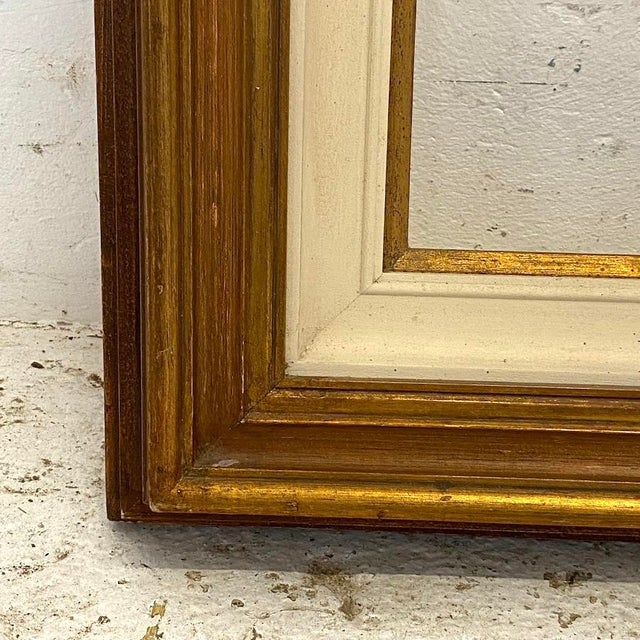 Vintage Gold Wooden Frame, 1920s For Sale - Image 6 of 7