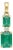 Natural 2.86Carat Emerald & 0.07Carat Diamond Pendant in 14 Karat Gold For Sale