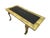 1960s Arturo Pani for Muller Black & Honey Onyx Coffee Table With Bronze Base, Mexico For Sale - Image 12 of 13