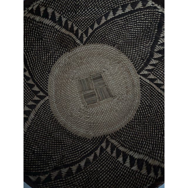 Early 20th Century Handwoven Tonga Binga Basket With Geometric Design ...