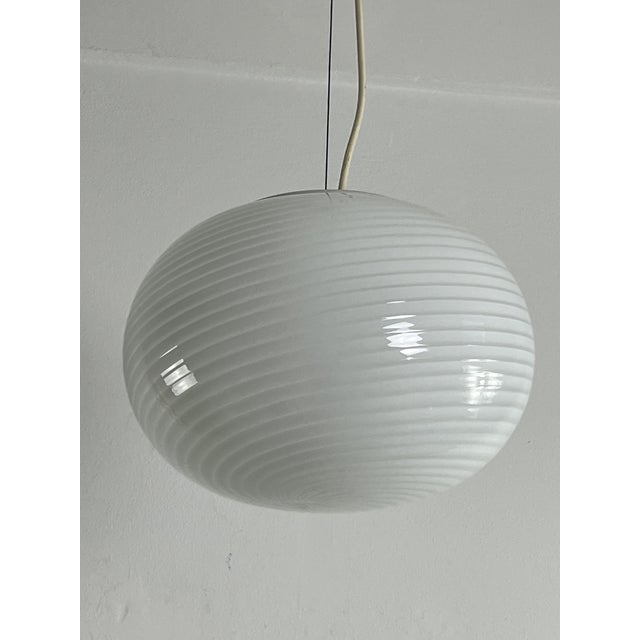 Murano Glass Spiral Pendant Lamp from De Majo, 1960s For Sale - Image 13 of 16