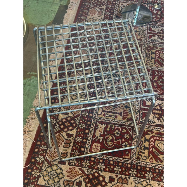 Metal Stools from Atelier-A, 1970s, Set of 2 For Sale - Image 3 of 7