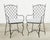 Set of Six Mario Papperzini Style Iron Garden Dining Chairs For Sale In Sacramento - Image 6 of 18