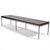 This stunning long piece by Florence Knoll can serve as either a coffee table or a bench. A base of brushed steel supports...