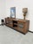 Oak Sideboard with Glass Doors, 1950s For Sale - Image 9 of 18