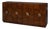 Contemporary Parquet Sideboard, 86" - Warm Brown Walnut with Square Brass-Tone Pulls For Sale