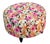 Hot Pink Late 20th Century Large Floral Foot Stool For Sale - Image 8 of 10