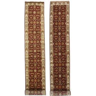 RugsinDallas Persian Style Hand-Knotted Wool Runners - a Pair For Sale
