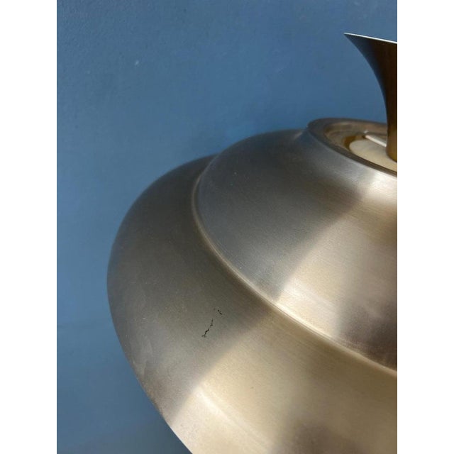 Copper Mid-Century UFO Hanging Lamp from Dijkstra For Sale - Image 8 of 11