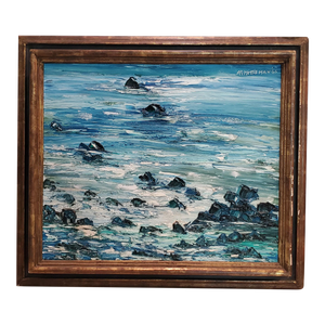 "The Breakers" Oil on Canvas, 1965 by Ann Mittleman