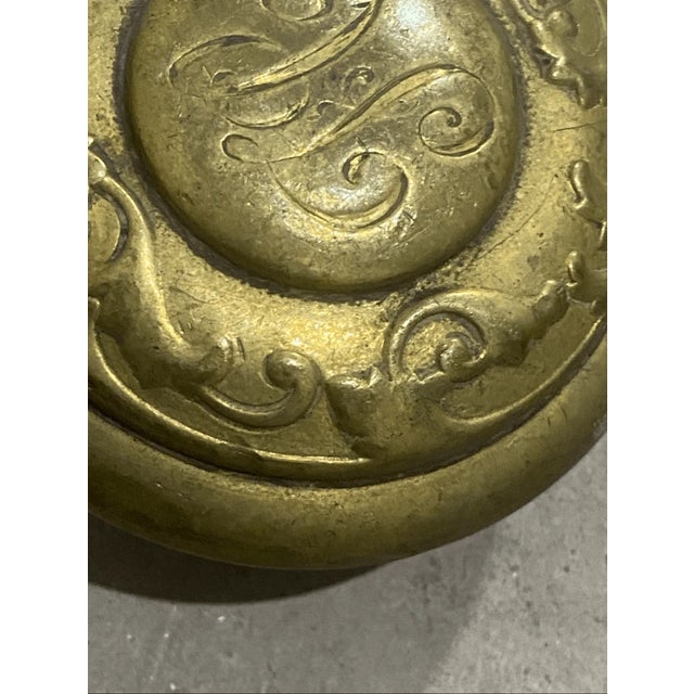 Antique Victorian Style Ornate Door Knob For Sale - Image 4 of 6