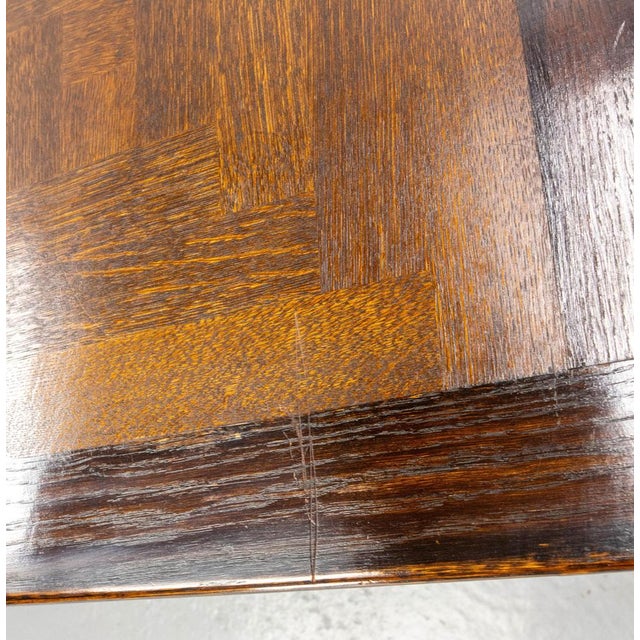 Spanish Extendable Oak Dining Table, 1960s For Sale - Image 12 of 14