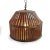 Vintage Indian iron cage basket thoughtfully repurposed into a one-of-a-kind pendant light, celebrating the raw beauty of...