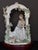Lladró Tranquility (Model #06677) Porcelain Figurine, Featuring a Seated Woman Under a Floral Arbor For Sale - Image 4 of 6