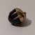 1980s 18k Yellow Gold Pendant with Black Onyx, 1980s For Sale - Image 5 of 18