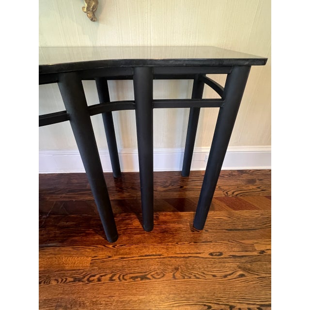 Custom Iron Console Table For Sale - Image 4 of 5