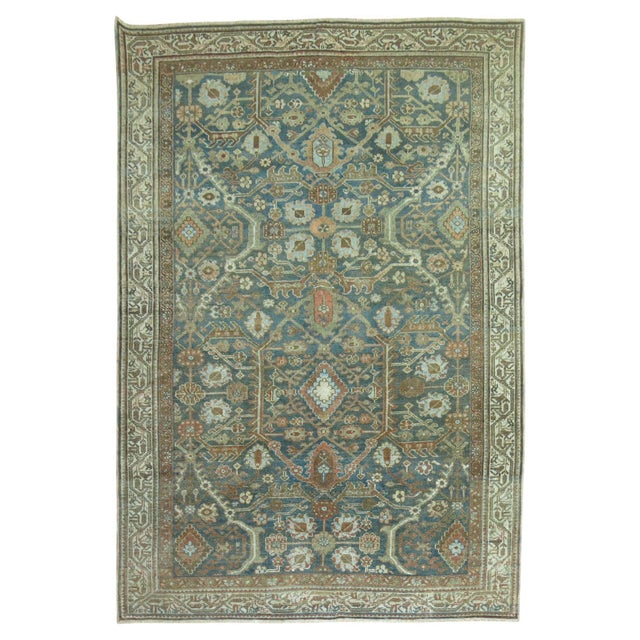 Textile Early 20th Century Persian Malayer Rug For Sale - Image 7 of 18