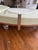 Custom Palms Hotel Las Vegas Daybed – Sculptural Oval Form With Integrated Side Tables & Caster Base For Sale - Image 13 of 16