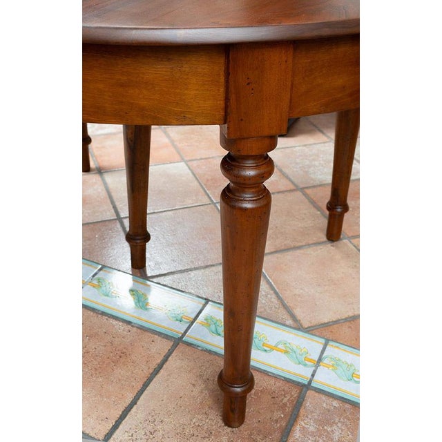 Antique Louis Philippe Neapolitan Extendable Table in Walnut For Sale - Image 3 of 6