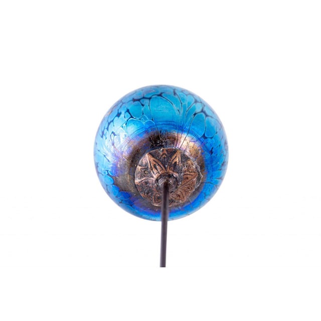 Loetz Hatpin Cobalt Pupilon, 1898 For Sale - Image 3 of 5