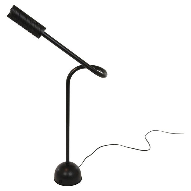 Metal Black Stringa Table Lamp by Hans Ansems for Luxo Italiana, 1980s For Sale - Image 7 of 7