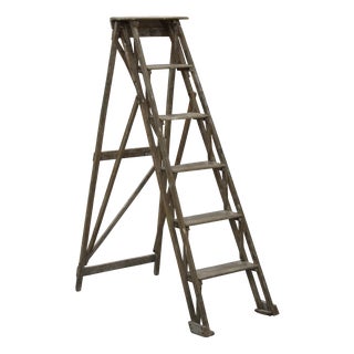 Foldable Step Ladder Rack, 1950s For Sale