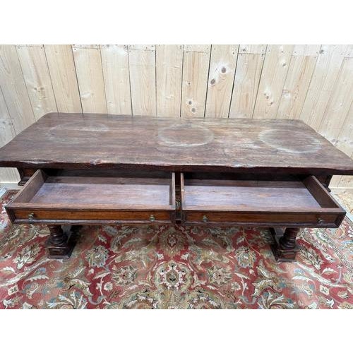 Louis XIII Farmhouse Table in Walnut For Sale - Image 6 of 10