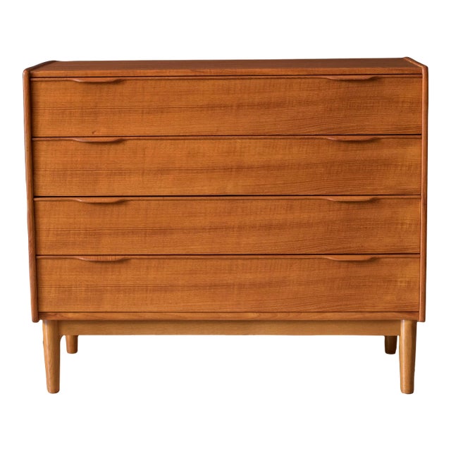 Danish Modern Teak Dresser Chest of Drawers by Henning Jorgensen For Sale