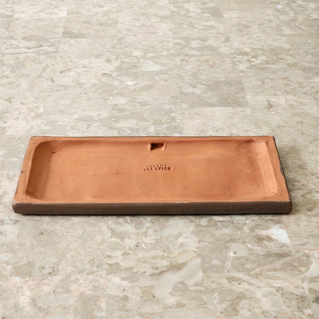 Keramo Vršovice Bratislava Terracotta Brutalistic Wall Plaque Art For Sale - Image 15 of 15