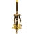 1920s 1920 Brass Figural Nude Art Deco Flapper Table Lamp by Frankart W/ Shade For Sale - Image 5 of 12