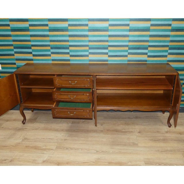 1960s Chippendale Style Furniture Sideboard Chest of Drawers, 1965 For Sale - Image 11 of 16
