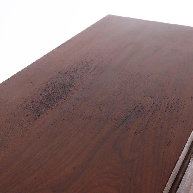 Antique Walnut, Birds Eye Maple & Burl Lady’s Drop Front Desk C1890 For Sale - Image 9 of 10