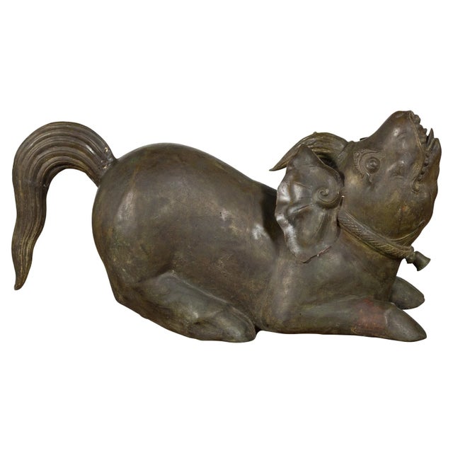 Mid 19th Century Celebes Island Hand-Tooled Temple Monster Sculpture For Sale - Image 13 of 13